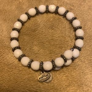 Alex and Ani White Cloud Spirit Wrap Bracelet